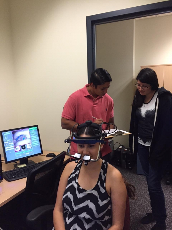research utilizing the eye-tracker