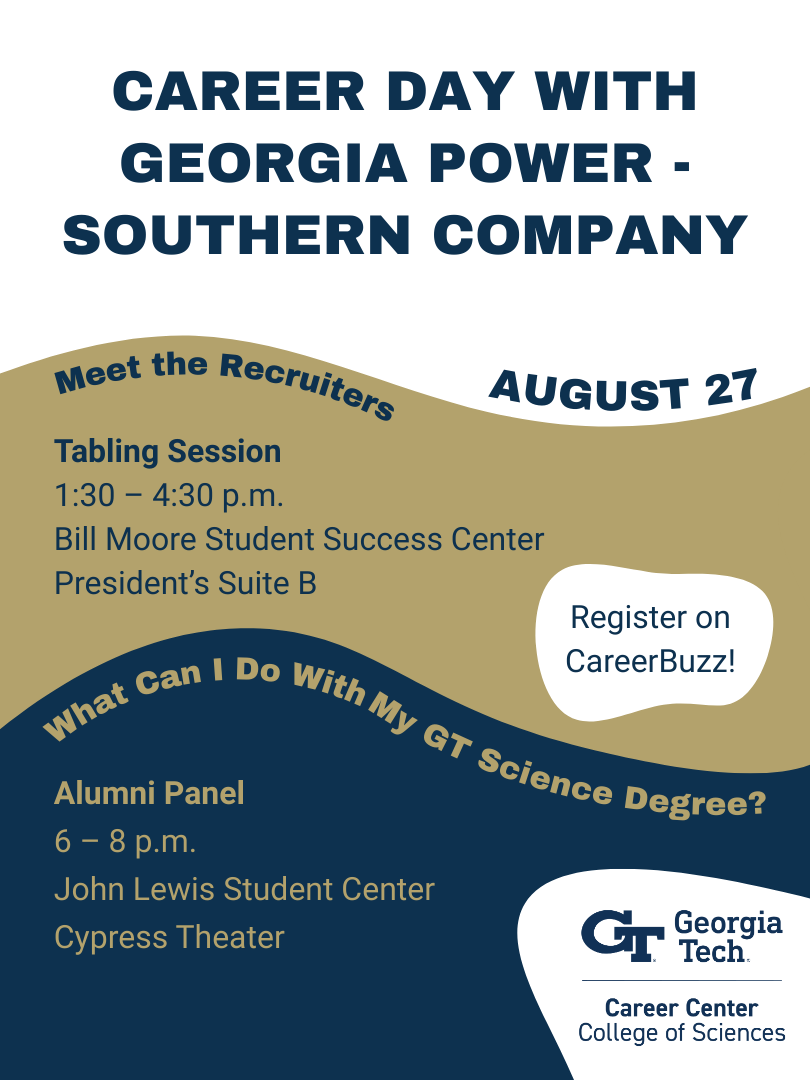 College of Sciences Career Day with Georgia Power - Southern Company