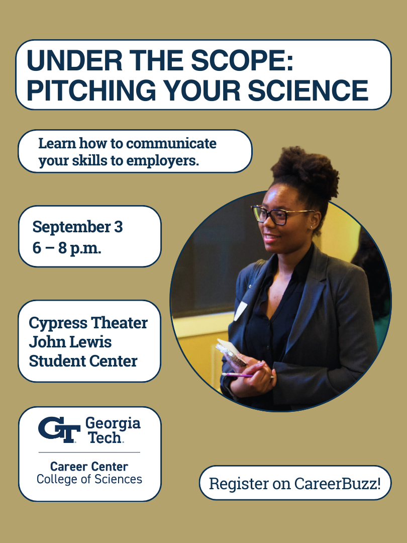 College of Sciences, Under the Scope: Pitching your Science 2025