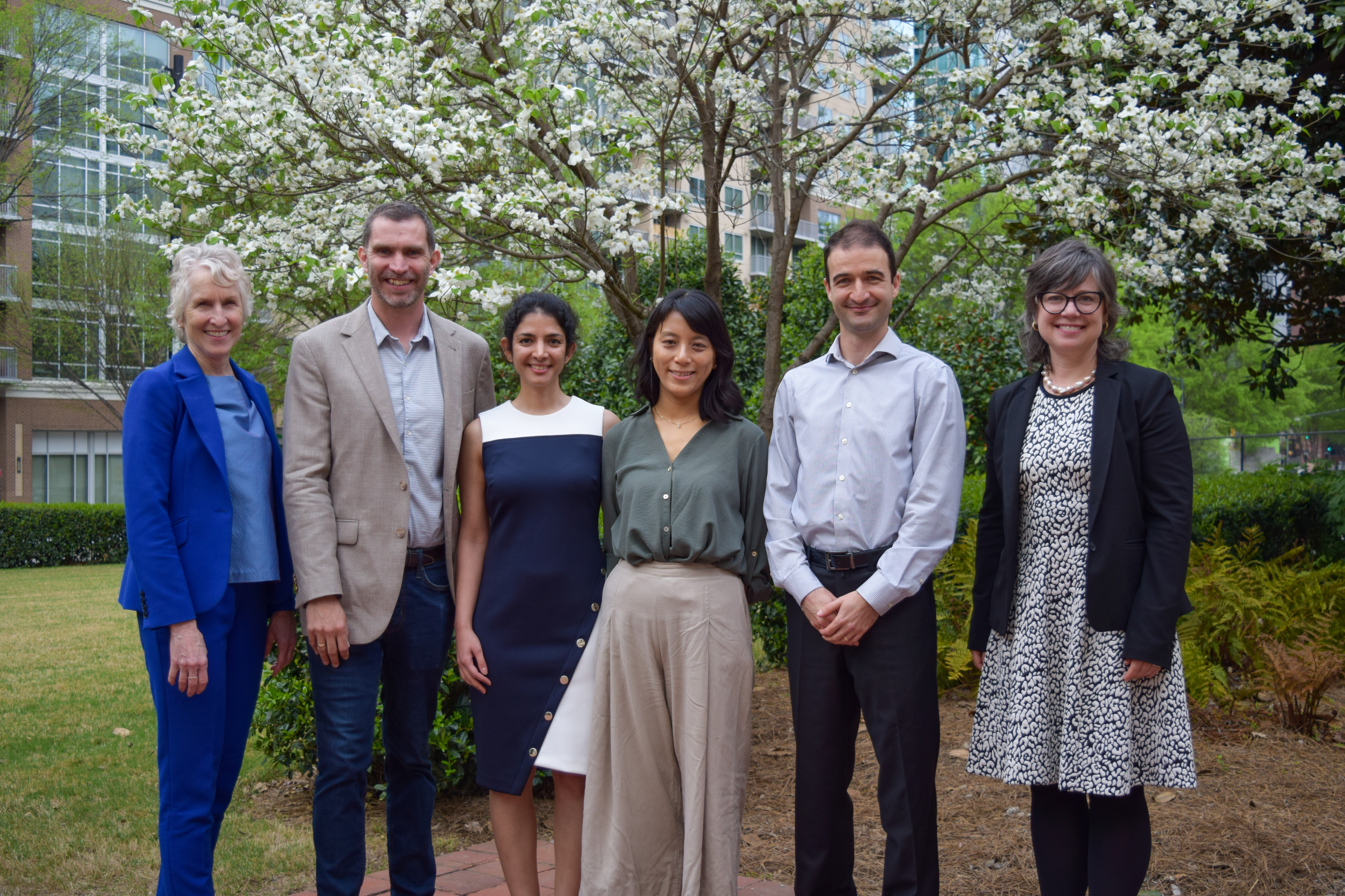 From left: Susan Lozier, Robert Wilson, Farzaneh Najafi, Hannah Choi, Dobromir Rahnev, and Jennifer Leavey.