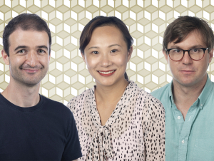 From left: Dobromir Rahnev, Yuanzhi Tang, Martin Mourigal.