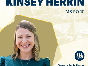Kinsey Herrin, M.S. PO 2010 (Senior Research Scientist, Georgia Institute of Technology)