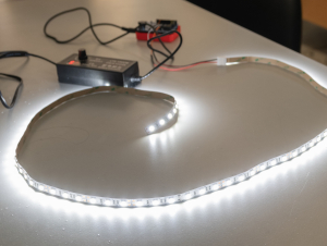 Flickering light strip for Alzheimer's studies on mice