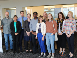 All star cast at the ASTOUNDING ELEMENTS exhibit opening (Photo by Renay San Miguel)