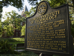 Georgia Tech Historical Marker (Photo: Rob Felt)