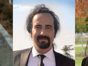 Randall Engle, professor in the School of Psychology; Alper Erturk, Carl Ring Family Chair and professor in the George W. Woodruff School of Mechanical Engineering; and Yuhang Hu, associate professor in the Woodruff School and the School of Chemical and B Randall Engle, professor in the School of Psychology; Alper Erturk, Carl Ring Family Chair and professor in the George W. Woodruff School of Mechanical Engineering; and Yuhang Hu, associate professor in the Woodruff School and the School of Chemical and Biomolecular Engineering